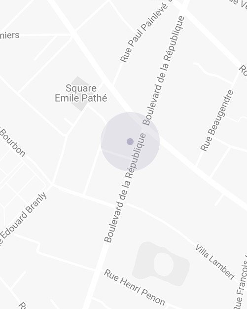 Map positionnement cabinet de Chatou par Elodie Taveneau Ostéopathe D.O à Puteaux et Chatou